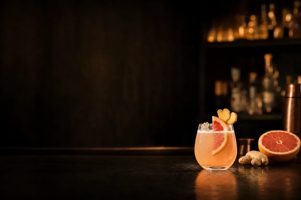 Grapefruit-Ingwer-Fizz (alkoholfrei)
