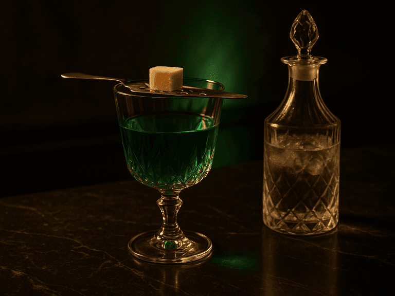 Die leise Wiederbelebung des Absinths in Paris